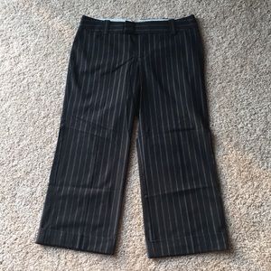 Mossimo Pin Stripe wise Leg Mid Calf Dress Slacks